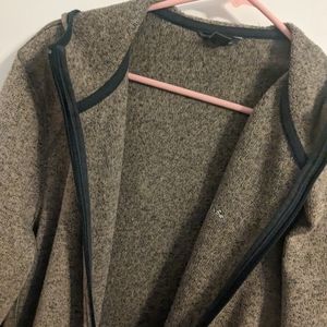 Eddie Bauer fleece zip up sweater